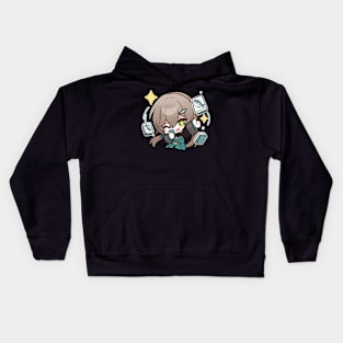 Honkai Star Rail Chibi Qingque 2 Kids Hoodie